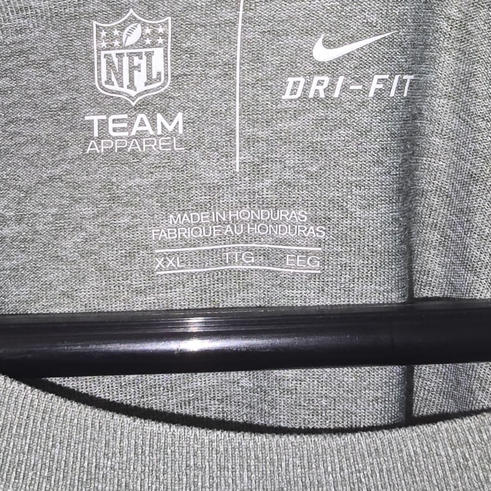 Mens NY Giant Nike Dri-Fit XXL NFL Team Apparel Long Sleeve - Picture 2 of 3